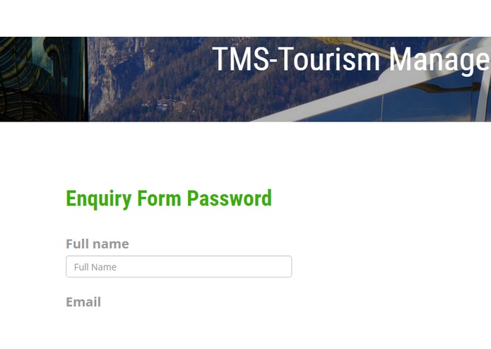 Tourism Management System    – screenshot 3