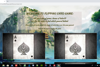 Card Flipping Game