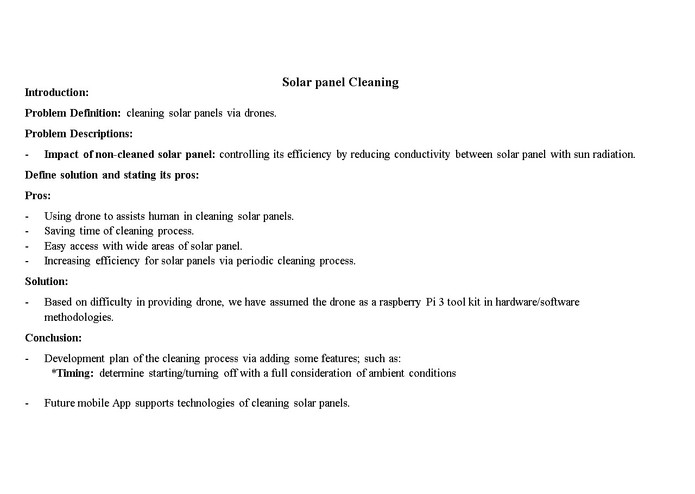 Solar panel Cleaning – screenshot 1