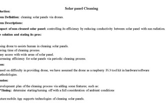 Solar panel Cleaning