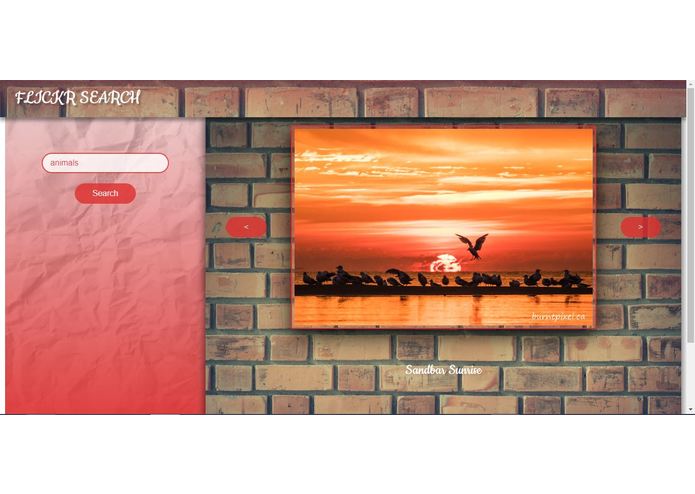 Ajax with Jquery Flickr image grabber – screenshot 2