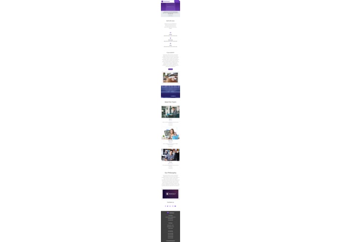 Responsive Bootstrap Website – screenshot 1