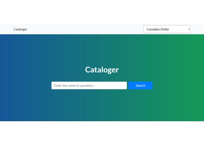 Cataloger – screenshot 1