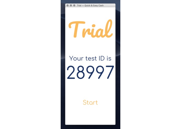 Trial – screenshot 1
