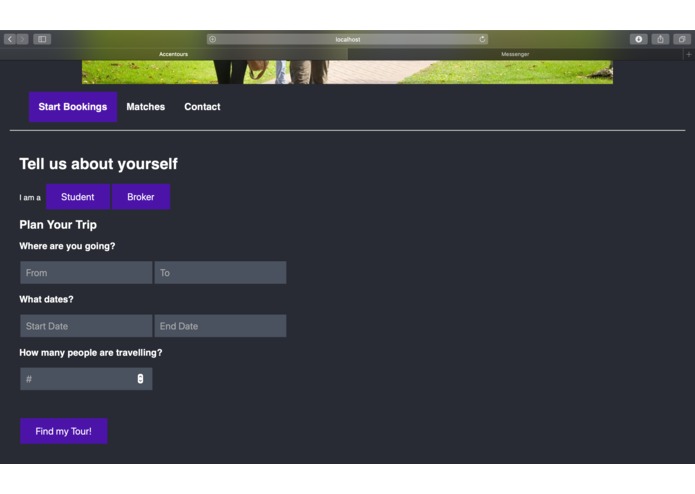 AccenTours API Challenge Hack – screenshot 2