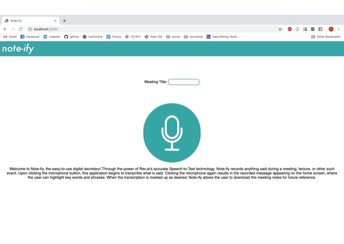 note-ify – screenshot 1