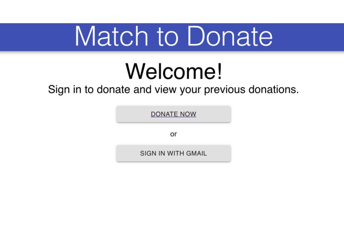 CharityMatch – screenshot 1