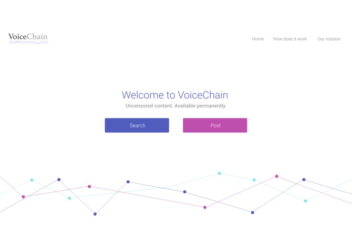 VoiceChain – screenshot 1