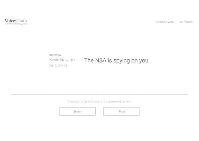 VoiceChain – screenshot 3