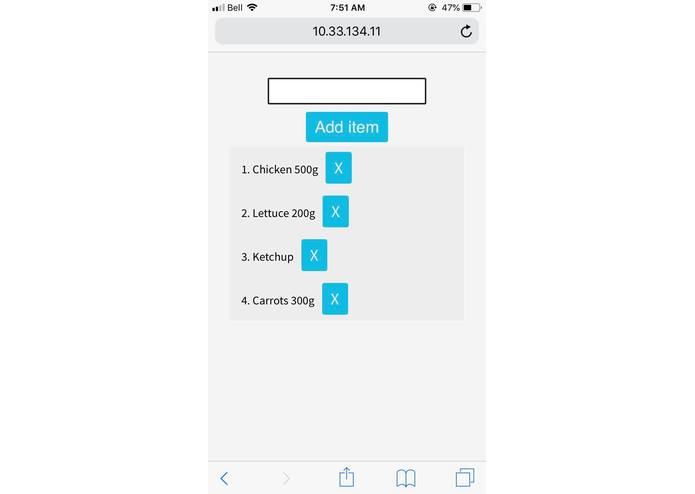 shoppingLists – screenshot 3