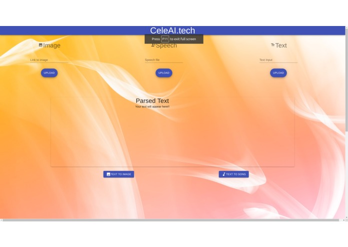 celeAI.tech – screenshot 2