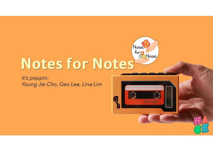 Notes for Notes – screenshot 1