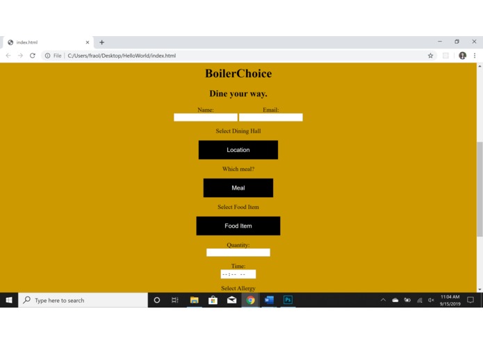 BoilerChoice – screenshot 3