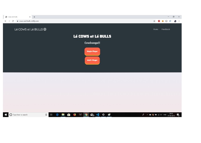 Lé COWS et Lé BULLS – screenshot 1