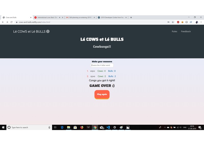 Lé COWS et Lé BULLS – screenshot 3