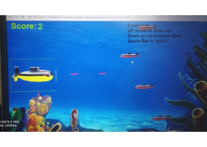 Submarine shooter – screenshot 1