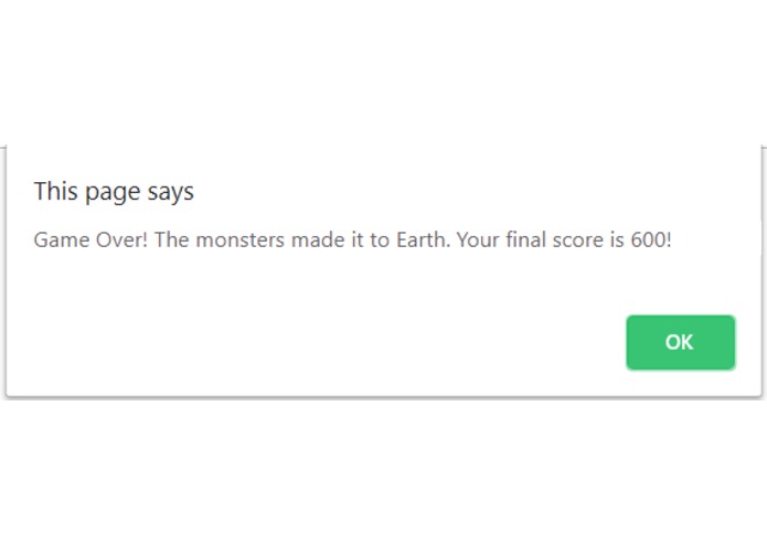 Space Shooter game – screenshot 1