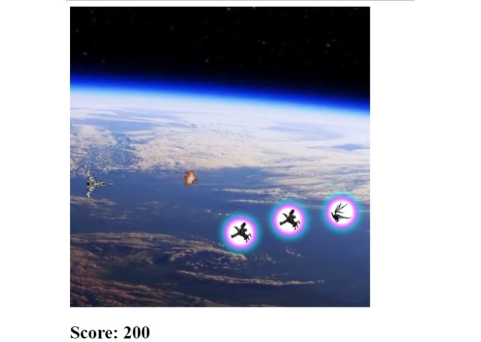 Space Shooter game – screenshot 2