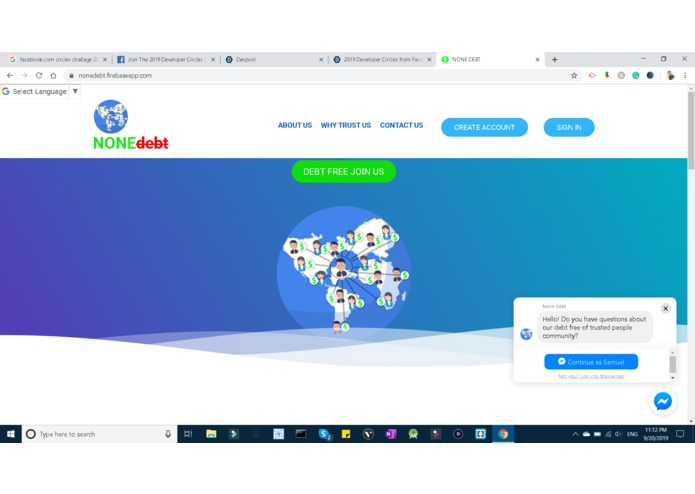 None Debt – screenshot 1