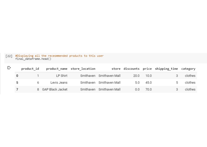 Smart Product Recommendations – screenshot 1