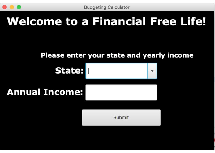 Budget Calculator – screenshot 1
