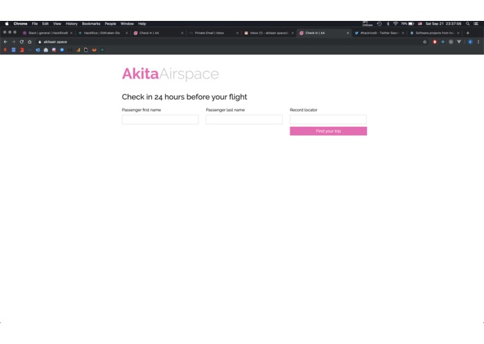 Akita Airspace Automation – screenshot 1