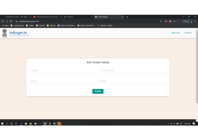 Smart Traffic Challans – screenshot 1