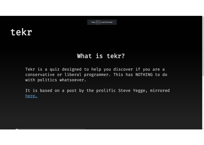 tekr – screenshot 1