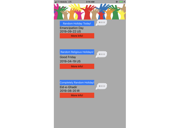 FindNewHolidays – screenshot 1