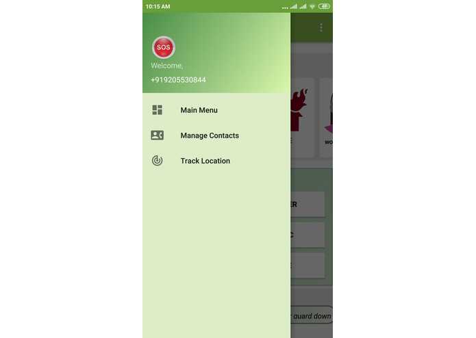 SOS APP – screenshot 1