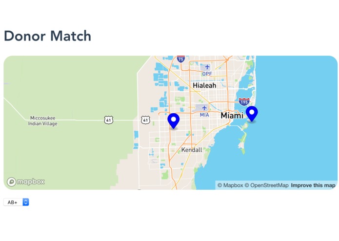 Donor Match – screenshot 1