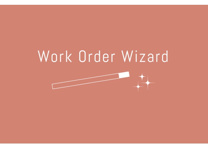 Work Order Wizard – screenshot 1