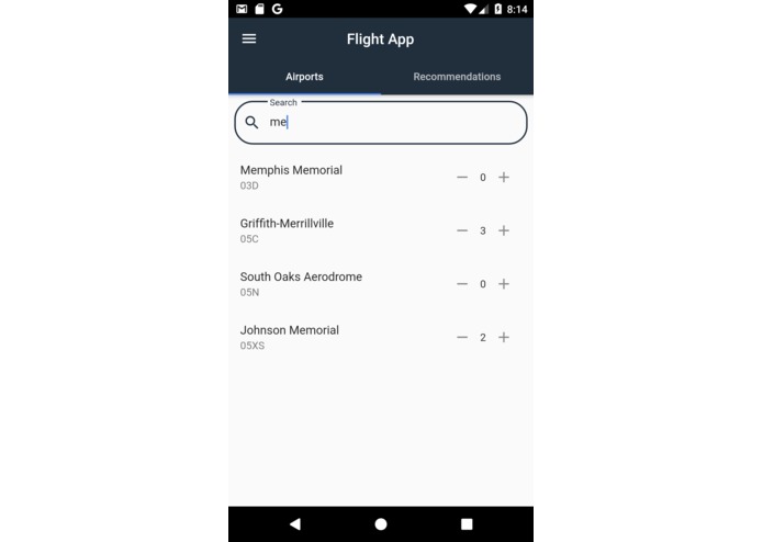 ForeFlightRecommendationEngine – screenshot 2