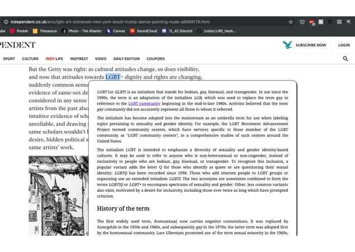 WikiLearn – screenshot 1