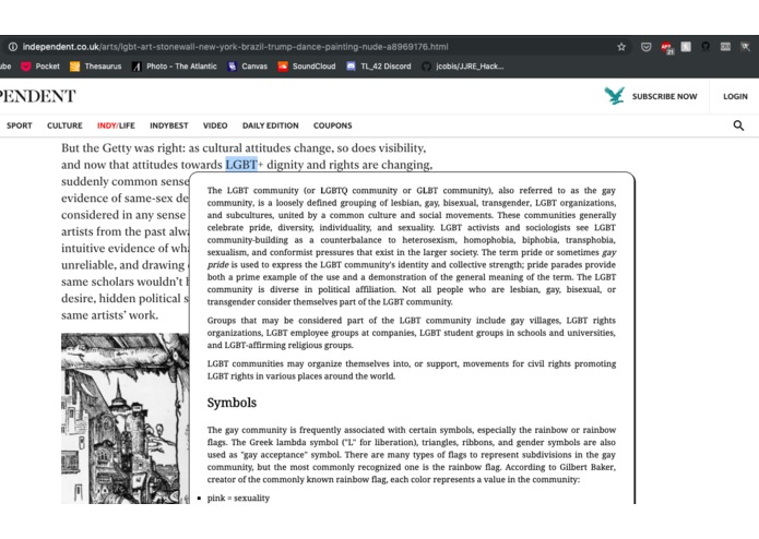 WikiLearn – screenshot 2