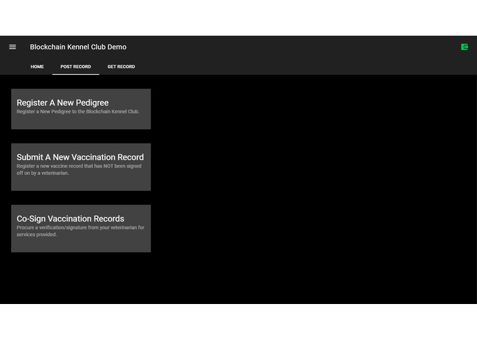 Governance App – screenshot 1