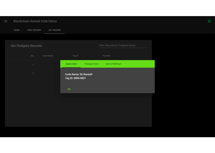 Governance App – screenshot 3