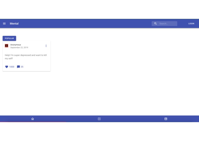 MentalApp – screenshot 1