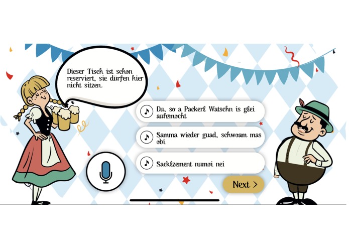 Himbeerdoni (Bavarian Swearword Trainer) – screenshot 1