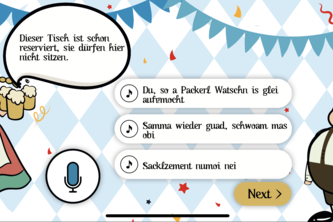 Himbeerdoni (Bavarian Swearword Trainer)