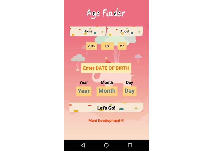 Age finder – screenshot 1