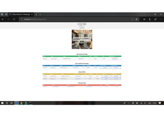 IQOR – screenshot 2