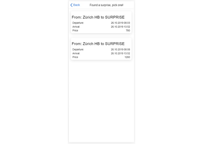 WOW SBB – screenshot 1