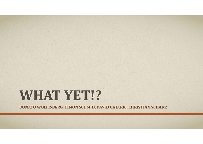 whatyet – screenshot 1