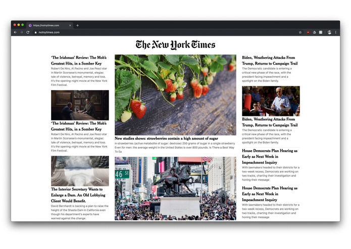 Not New York Times – screenshot 1