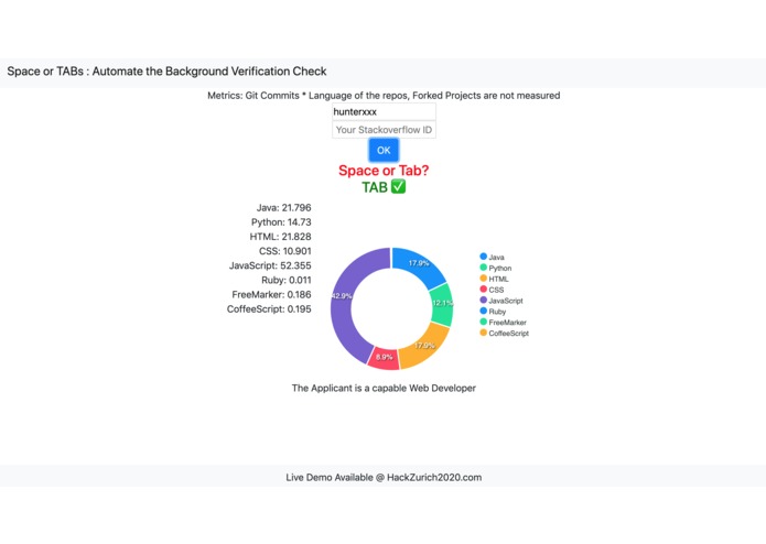 Space Or TAB – screenshot 1