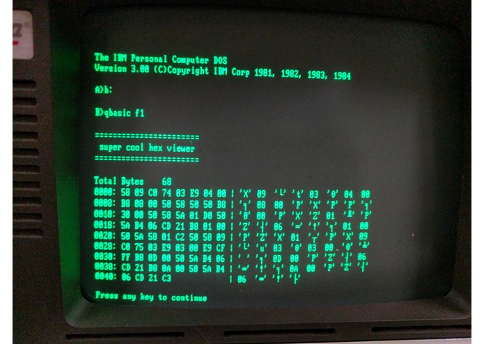 FORTH COMPILER IN QBASIC – screenshot 4