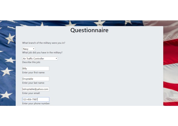 Veteran Job Finder – screenshot 1
