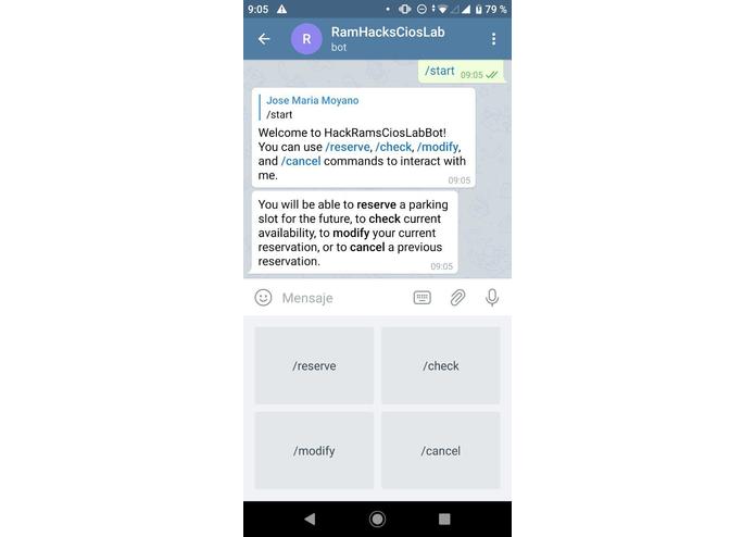 RamHacksTelegramBot – screenshot 2