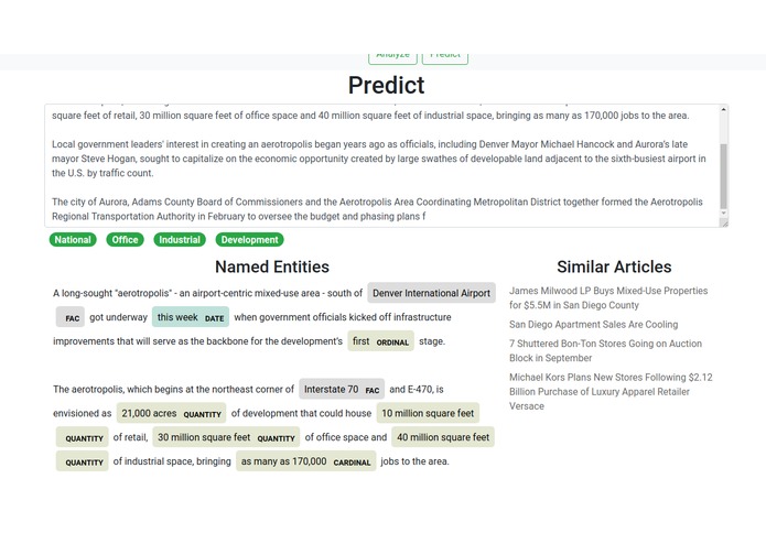 deepRecommender – screenshot 1